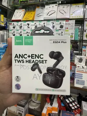 HOCO EQ34 Plus ANC+ENC TWS Headset Premium Hi-Fi Audio Experience