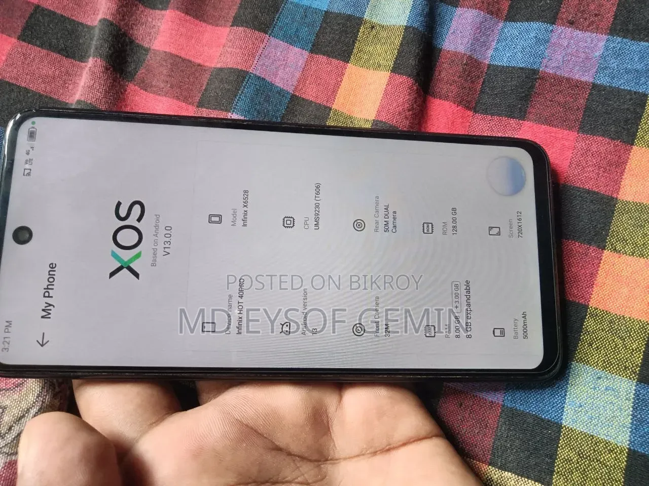 Infinix Hot 40i 128 GB Blue
