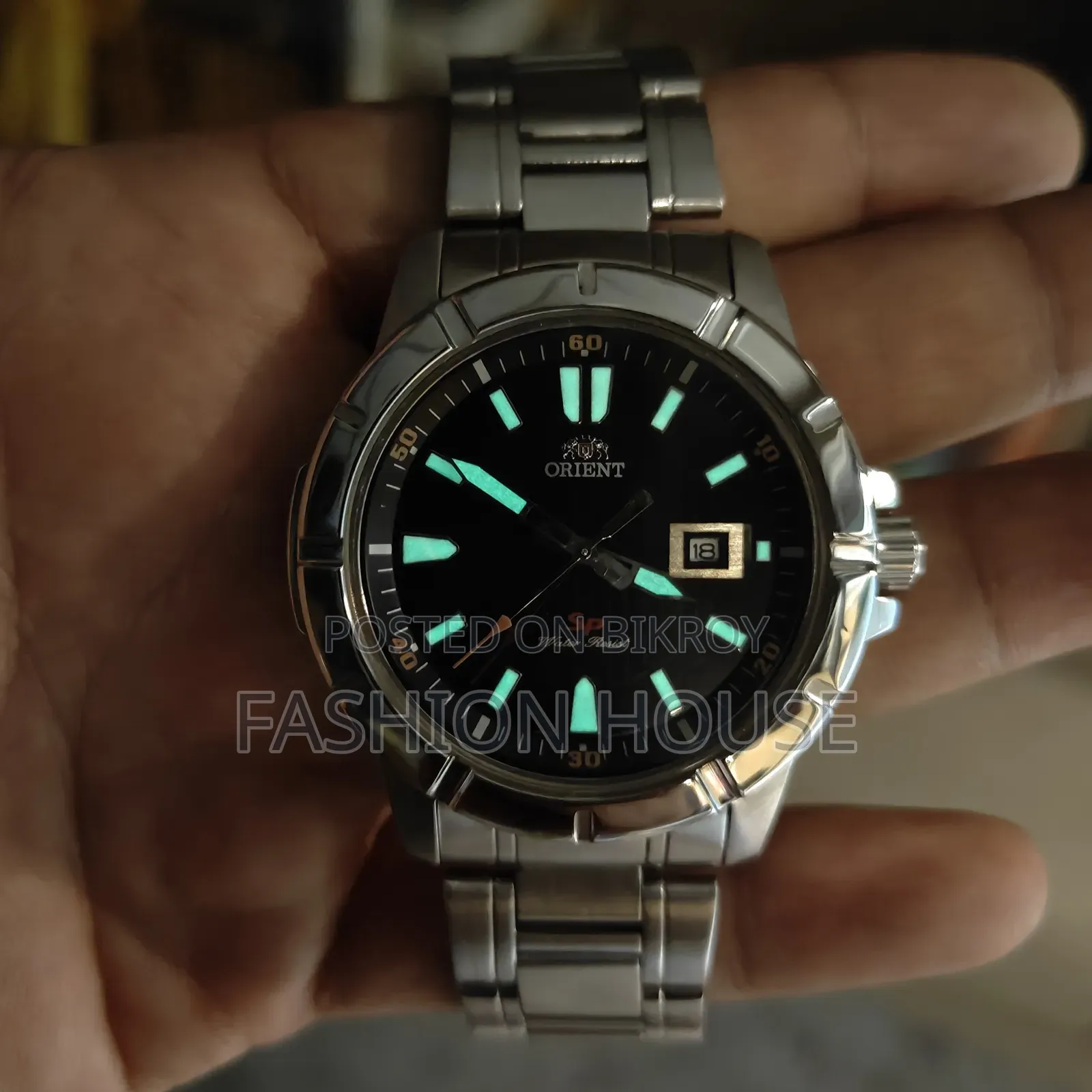 Orient SP Quartz Men's Watch Stainless Steel Luminous Hands