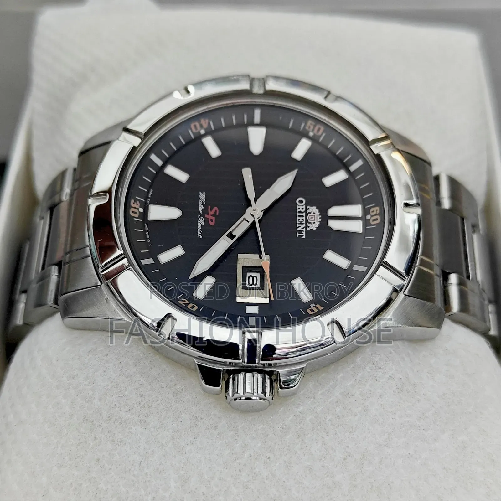 Orient SP Quartz Men's Watch Stainless Steel Luminous Hands