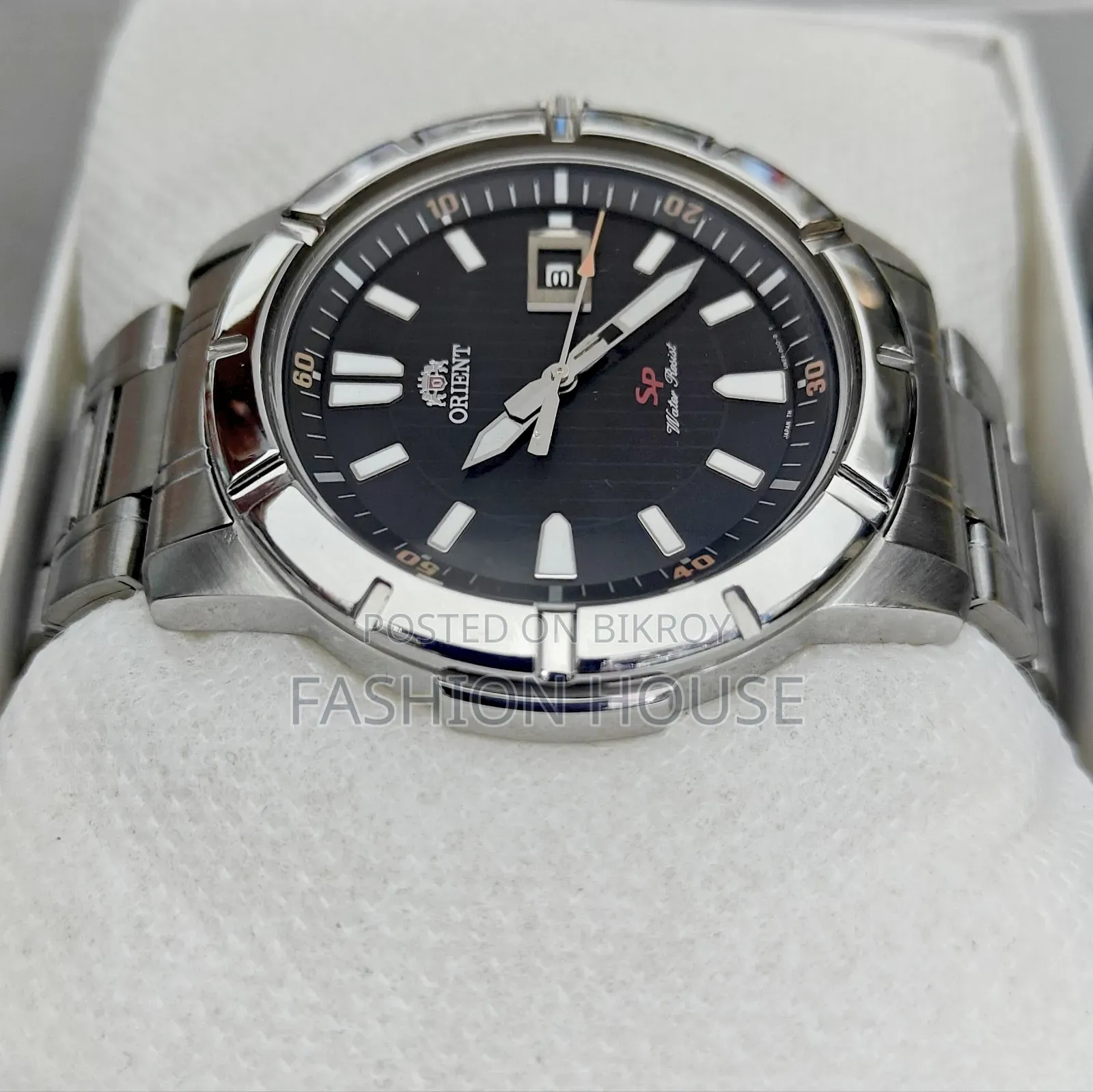 Orient SP Quartz Men's Watch Stainless Steel Luminous Hands