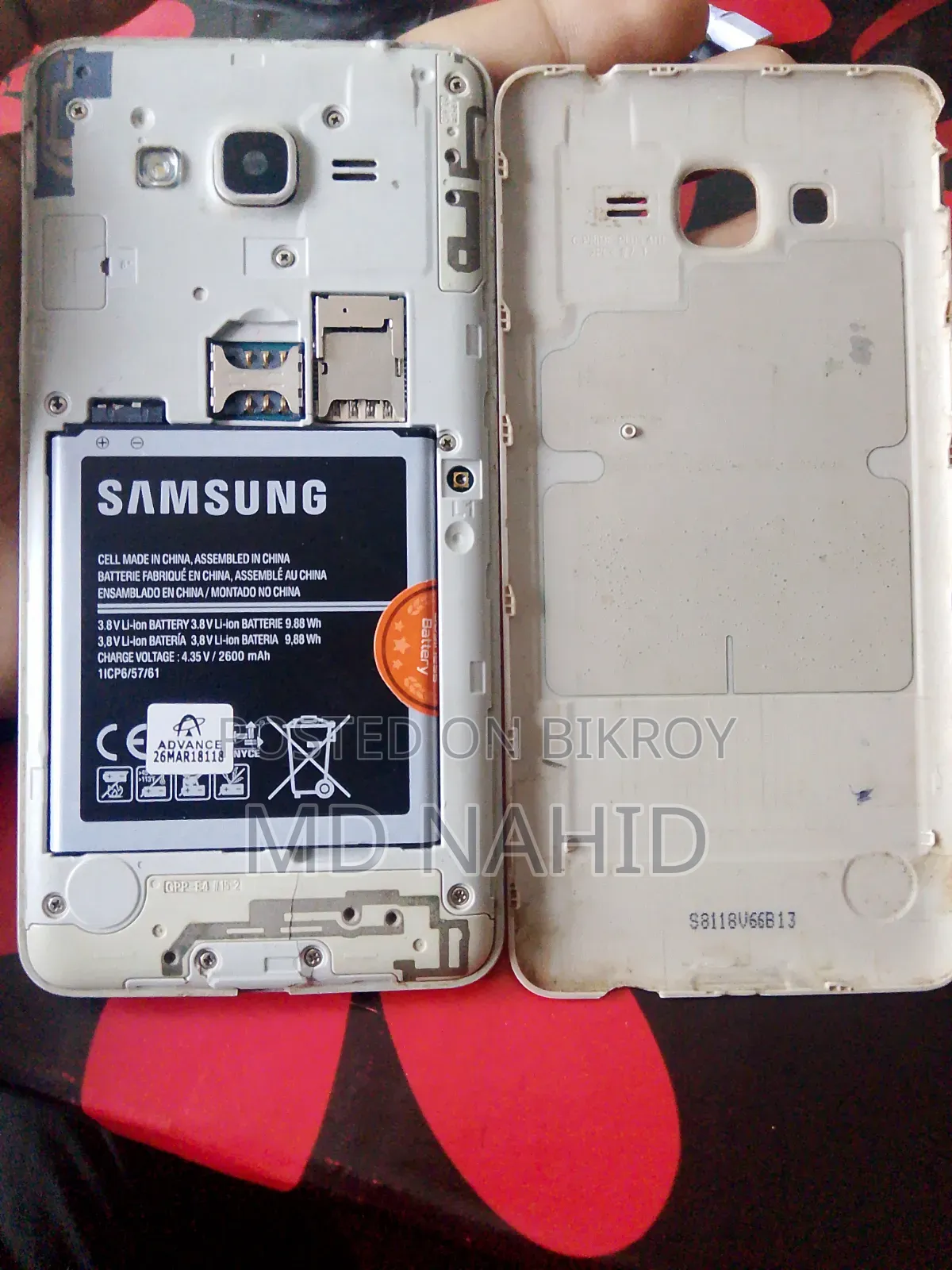 Samsung Galaxy J2 Prime 8 GB Rose Gold