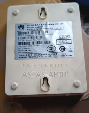 Router & Huawei Onu
