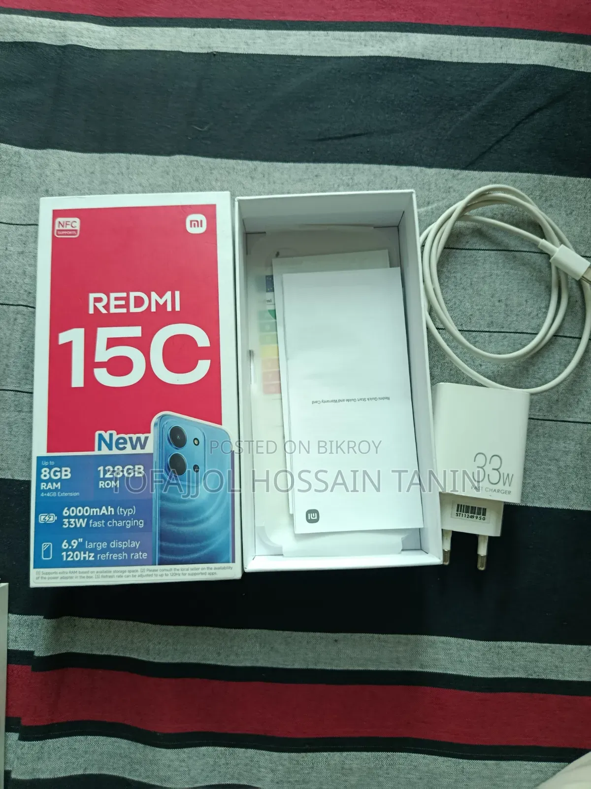 New Xiaomi Redmi 15C 128 GB Black