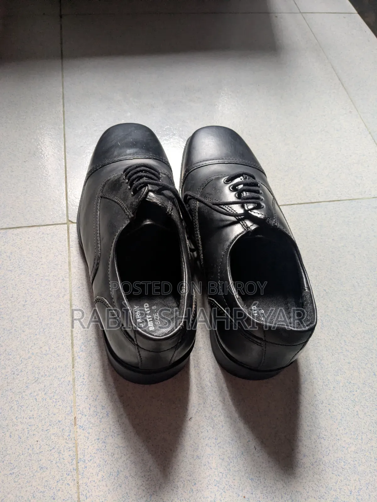 Black Lace- Up Formal Shoes