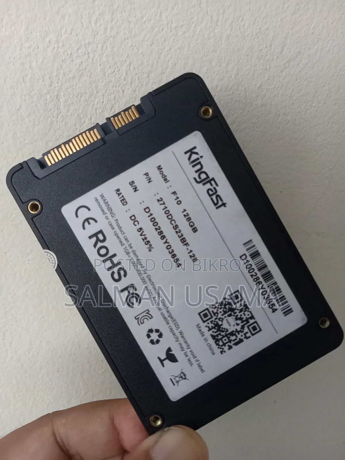 SSD 128 GB Super Fast KingFast Full Fresh Running