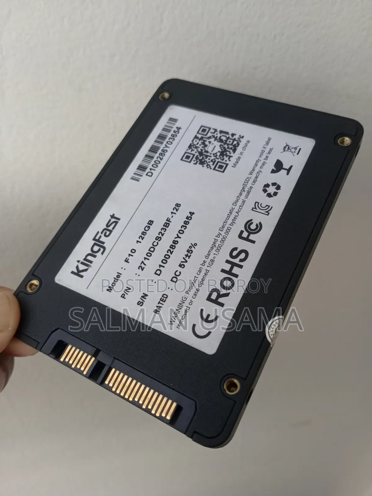 SSD 128 GB Super Fast KingFast Full Fresh Running
