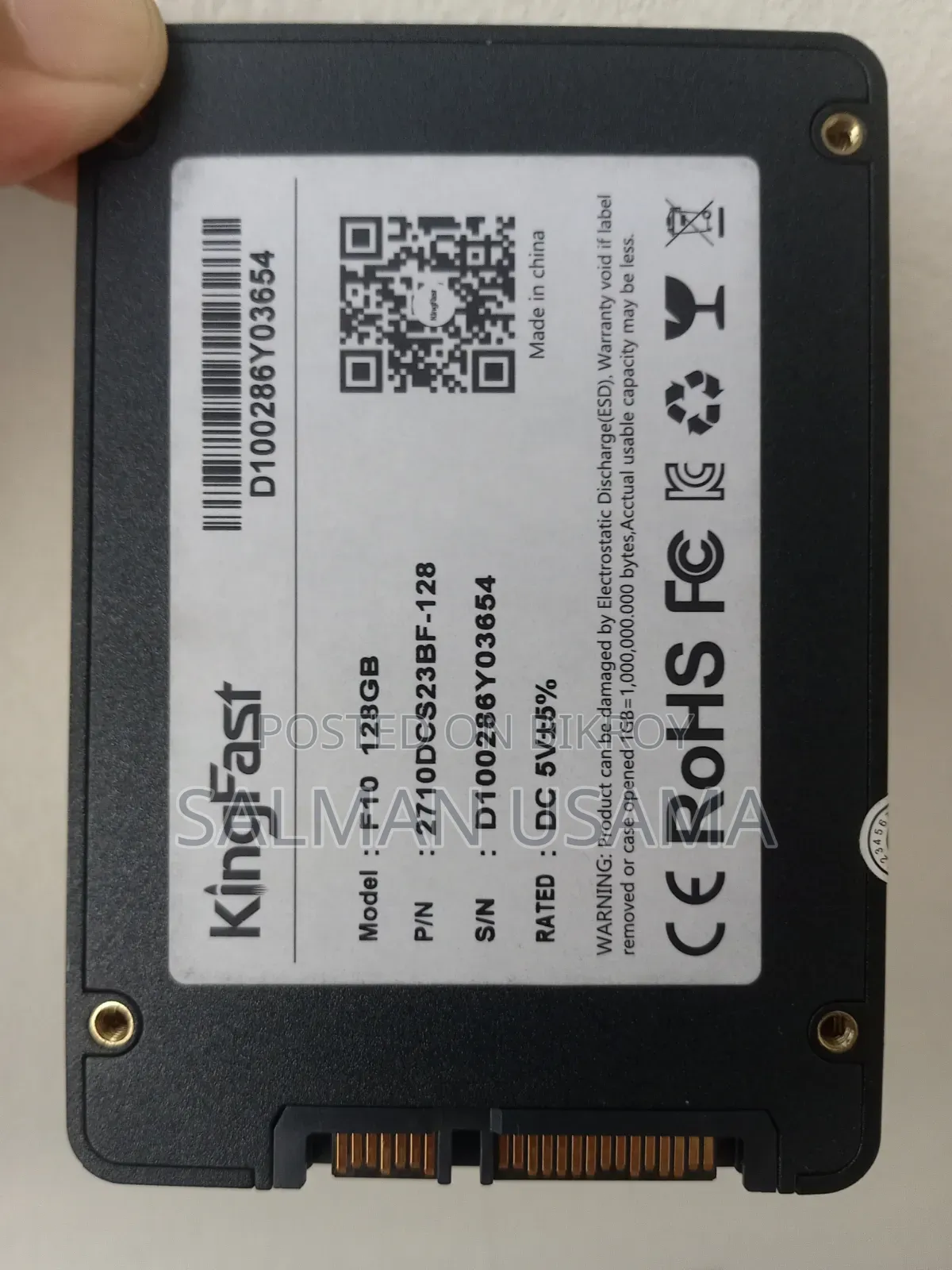 SSD 128 GB Super Fast KingFast Full Fresh Running
