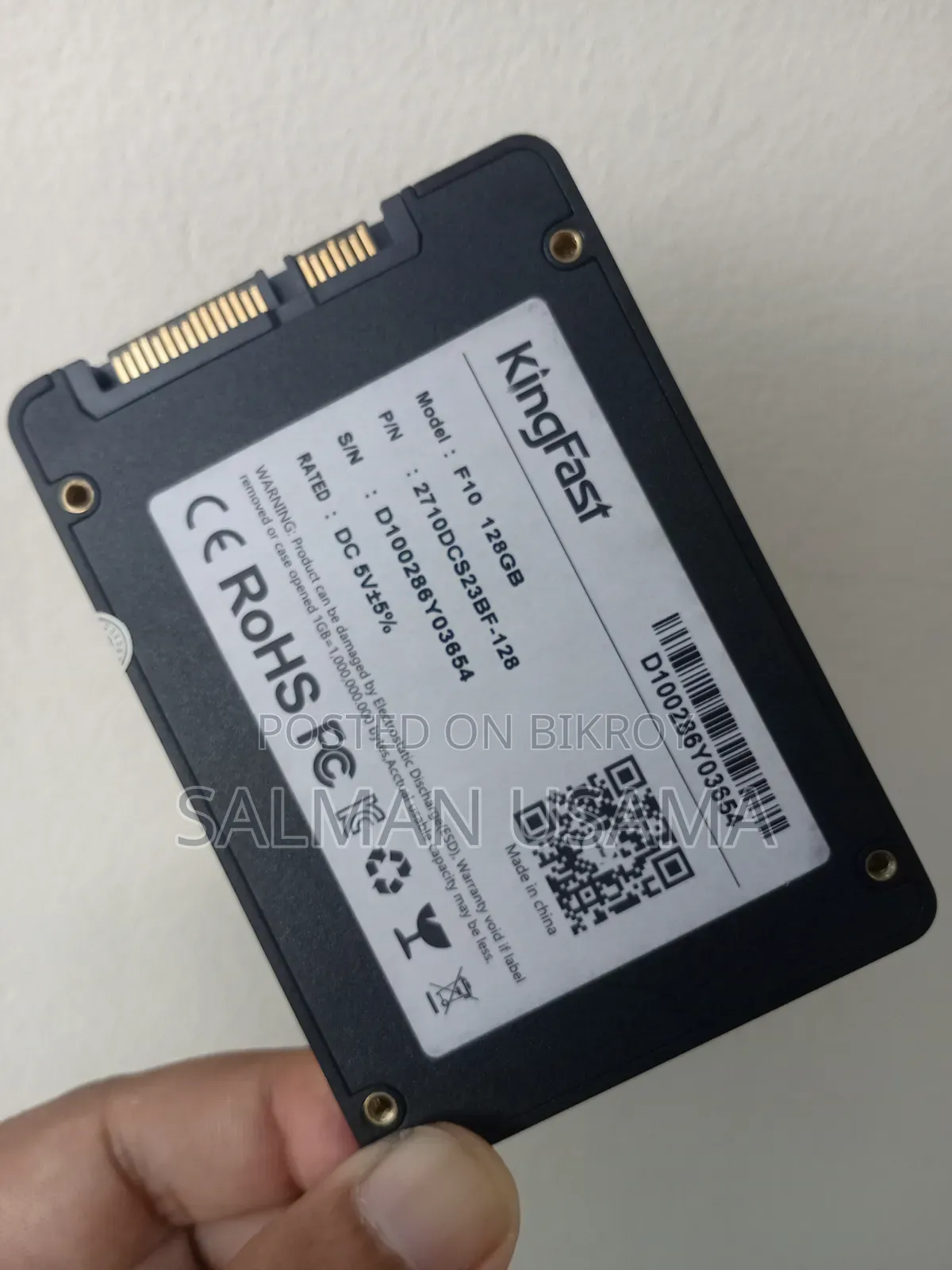 SSD 128 GB Super Fast KingFast Full Fresh Running