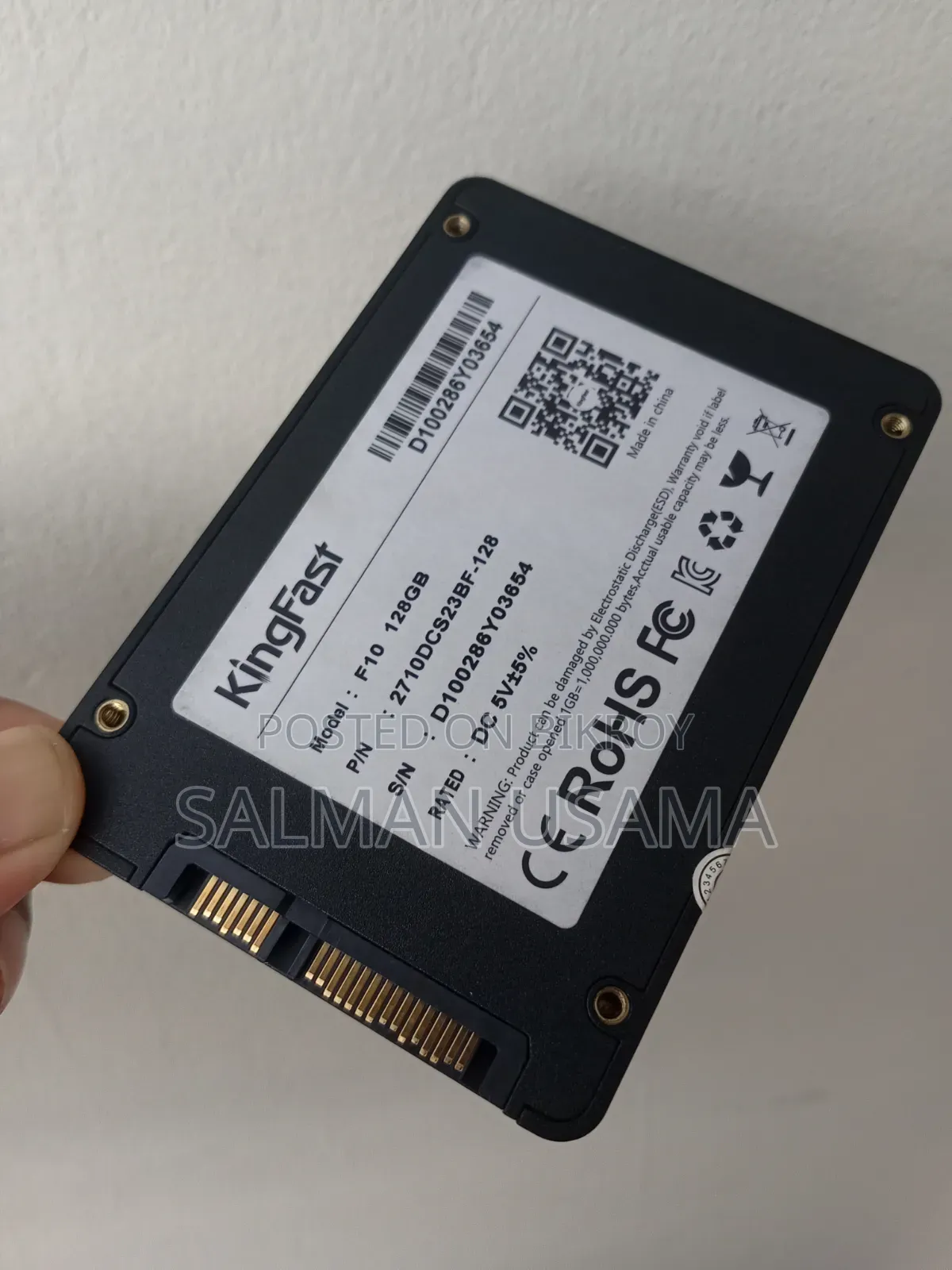 SSD 128 GB Super Fast KingFast Full Fresh Running