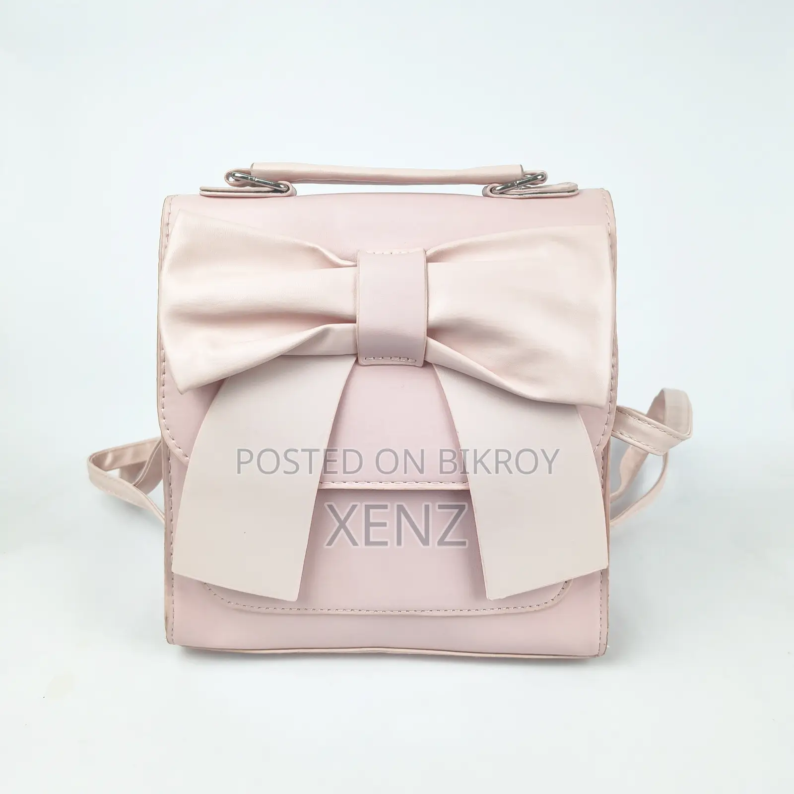 Cute Pink Bow Mini Backpack for Girls -Trendy Stylish Small Travel Bag