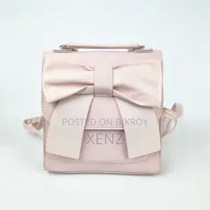 Cute Pink Bow Mini Backpack for Girls -Trendy Stylish Small Travel Bag