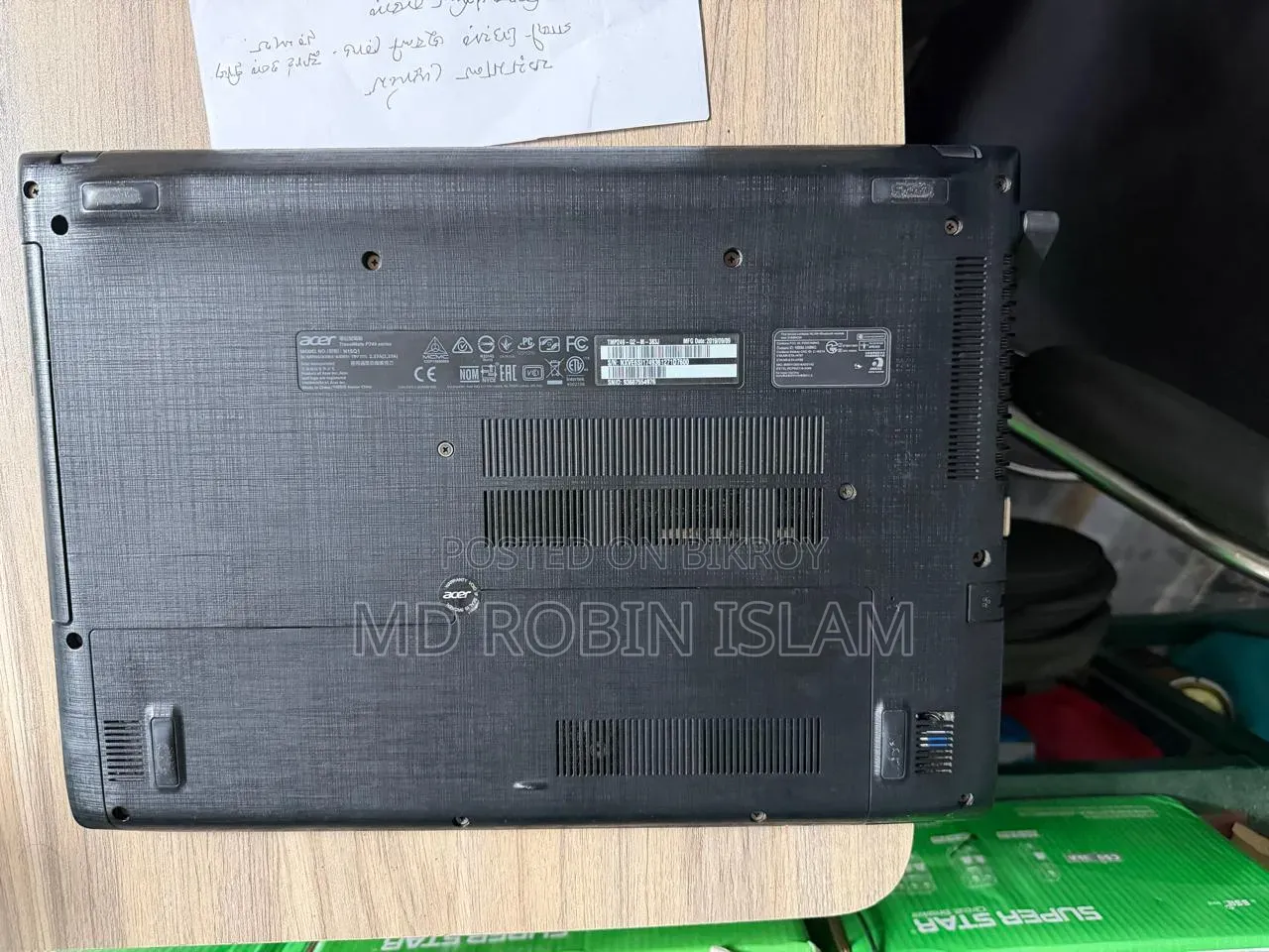 Laptop Acer AcerNote 3GB Intel Core i3 HDD 1T