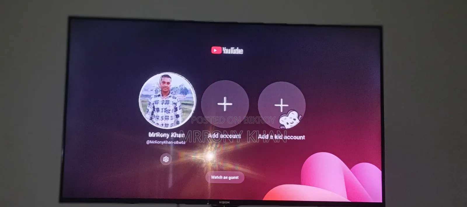 Vision 43inches Smart Android TV