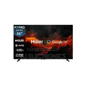 Haier H55P7UX ৫৫ ইঞ্চি ভয়েস কন্ট্রোল HQLED 4K স্মার্ট গুগল টিভি
