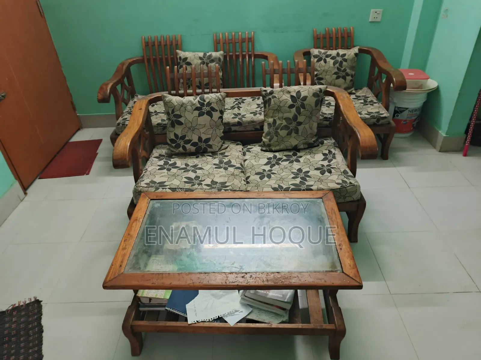 Sofa Set With Tea Table