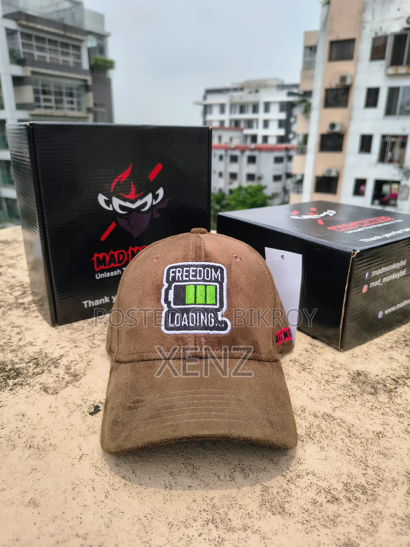 Mad Monkey Premium Cap – Style Meets Comfort (Logo Design)