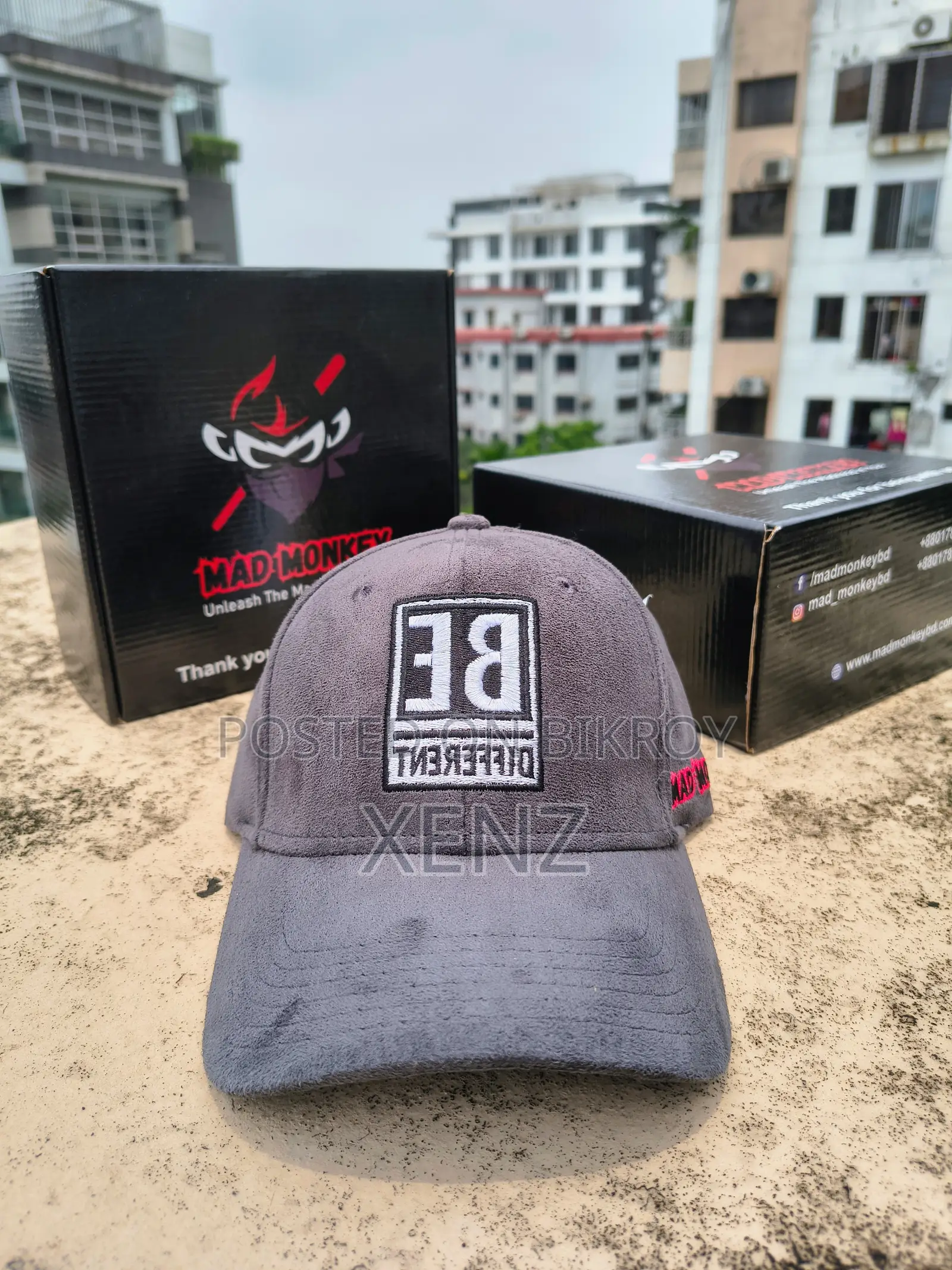 Mad Monkey Premium Cap – Style Meets Comfort (Logo Design)