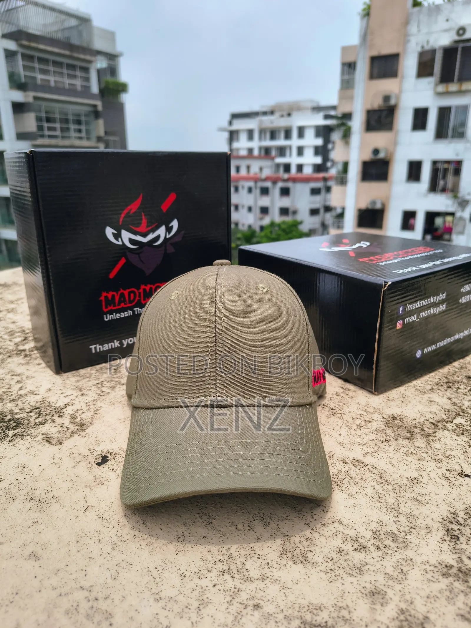 Mad Monkey Premium Cap – Style Meets Comfort (Simple Design)