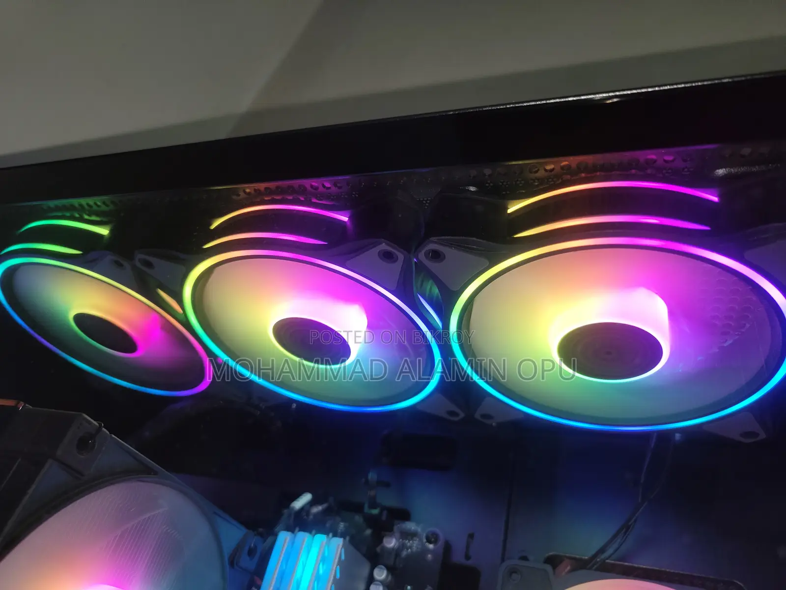 ARGB Casing Fan 120mm-9pcs+Argb HUB-1 PCS