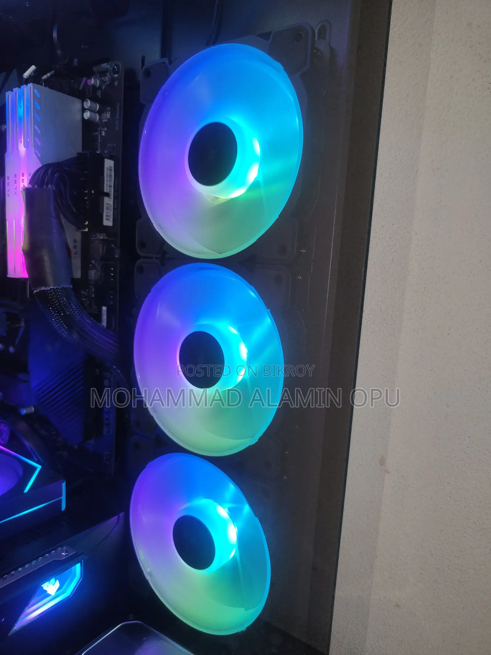 ARGB Casing Fan 120mm-9pcs+Argb HUB-1 PCS