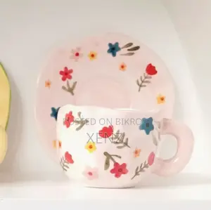 3D Ceramic Mug Saucers