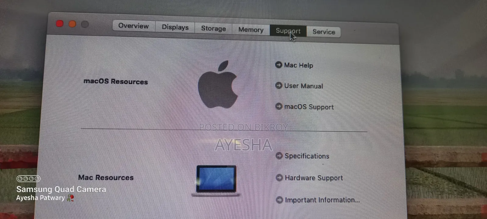 Laptop Apple MacBook 2011 2GB Intel Core I7 HDD 500GB
