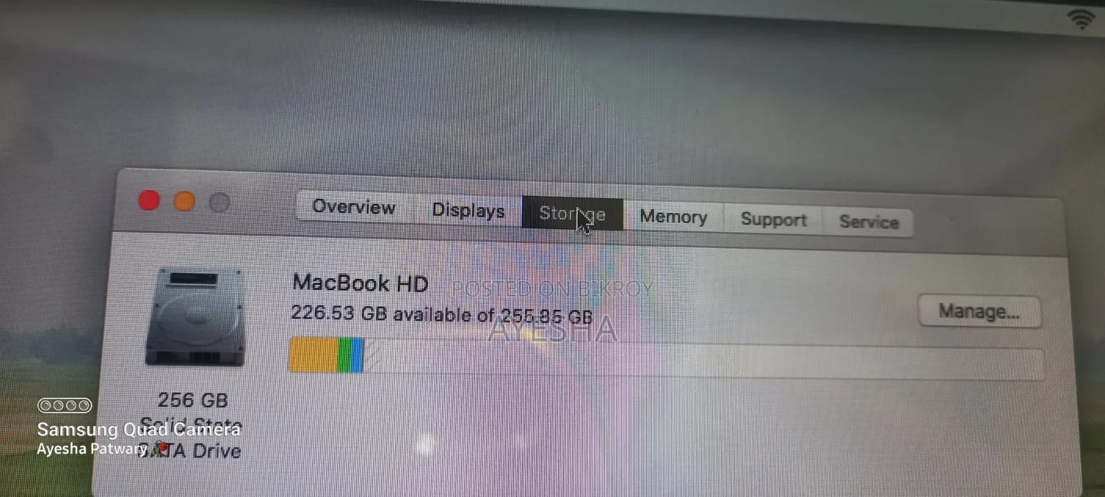 Laptop Apple MacBook 2011 2GB Intel Core I7 HDD 500GB