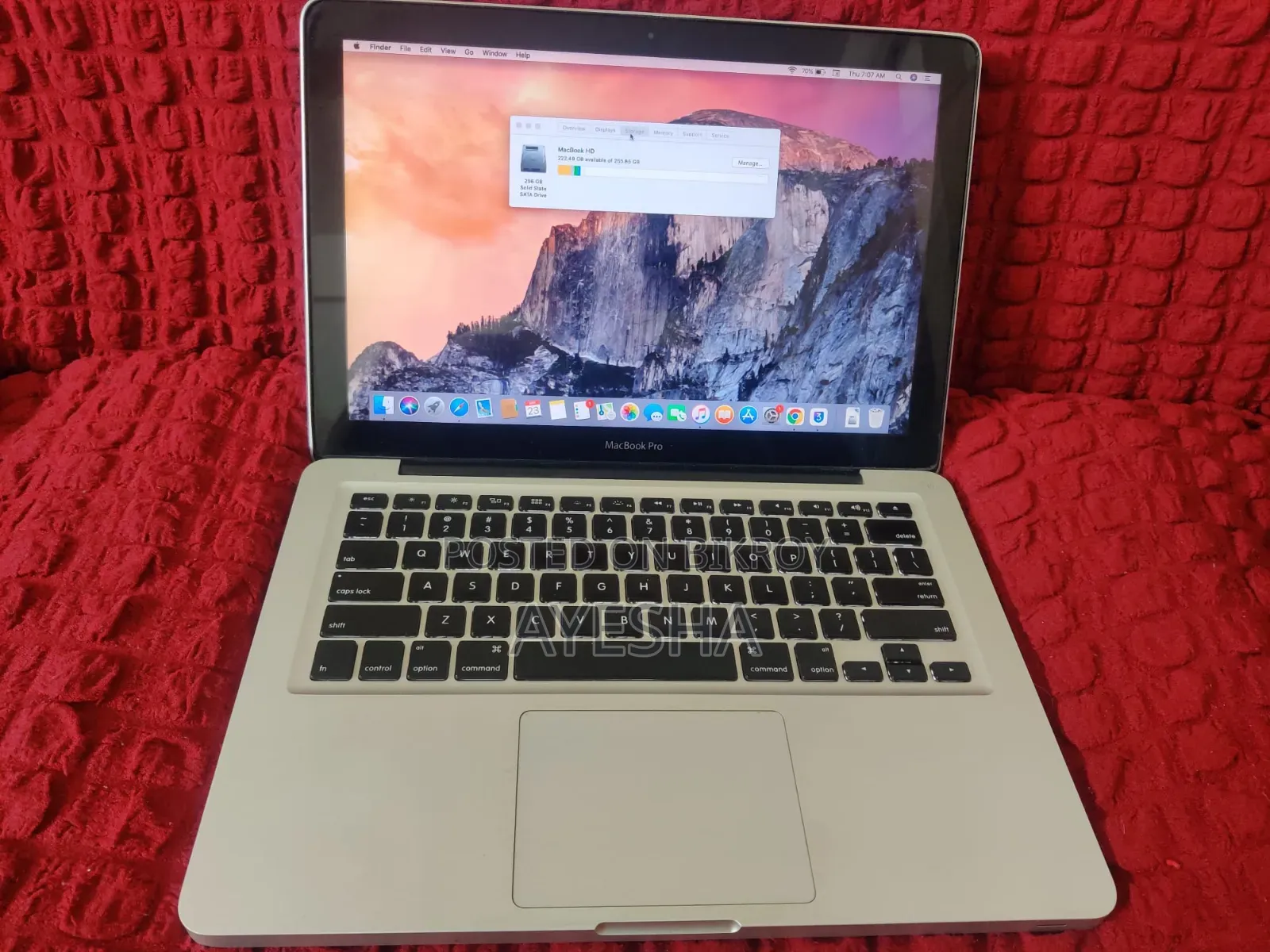 Laptop Apple MacBook 2011 2GB Intel Core I7 HDD 500GB