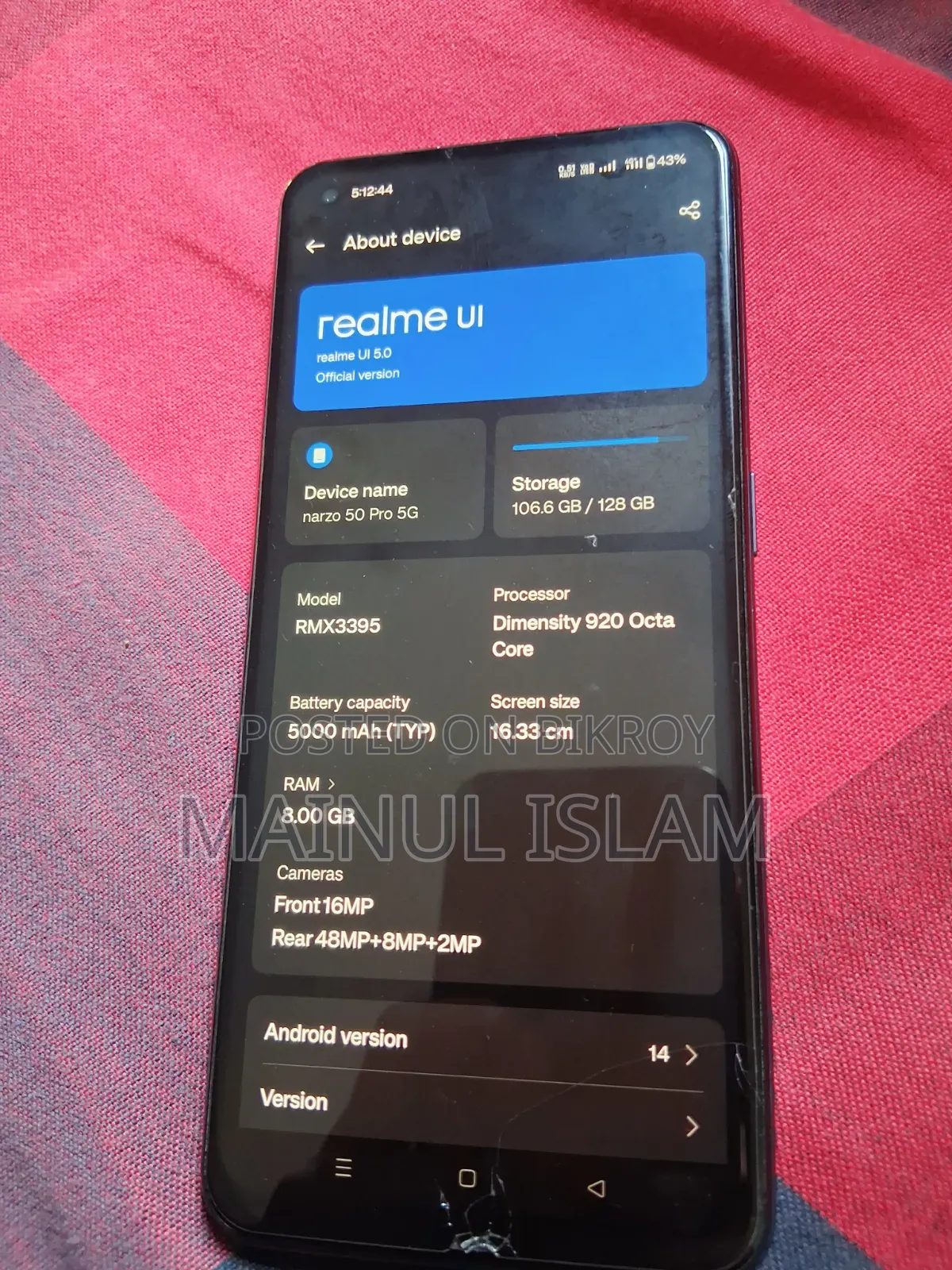 Realme Narzo 50 Pro 128 GB Blue