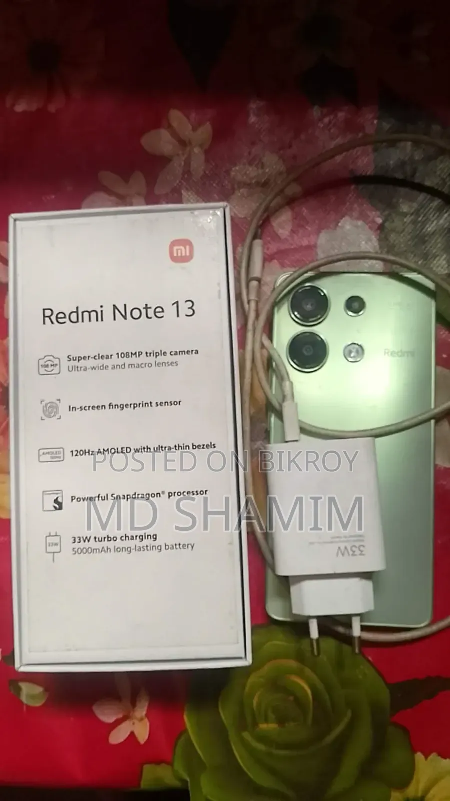 Xiaomi Redmi Note 13 256 GB Green