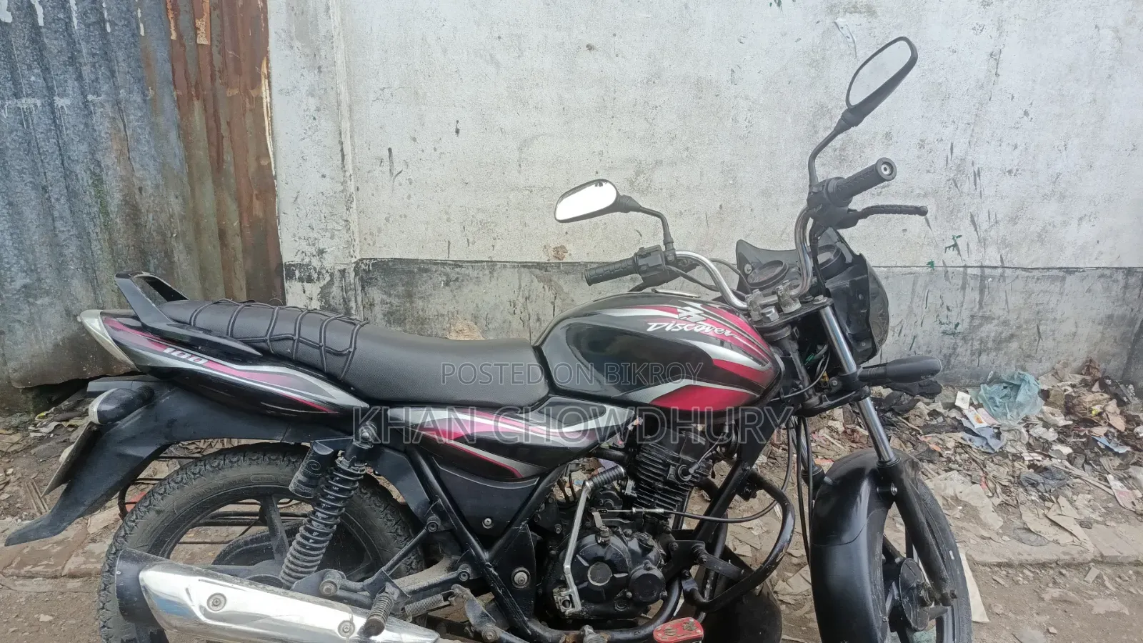 Bajaj Discover 100 2015 Black