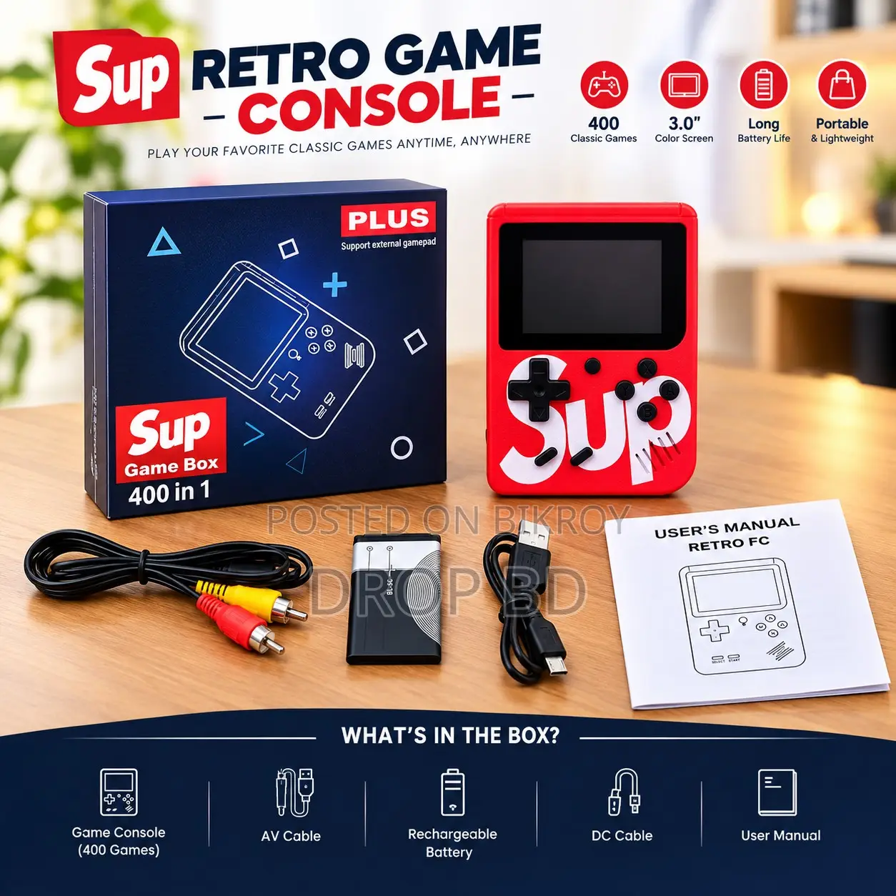 Sup Game Box 400 in 1