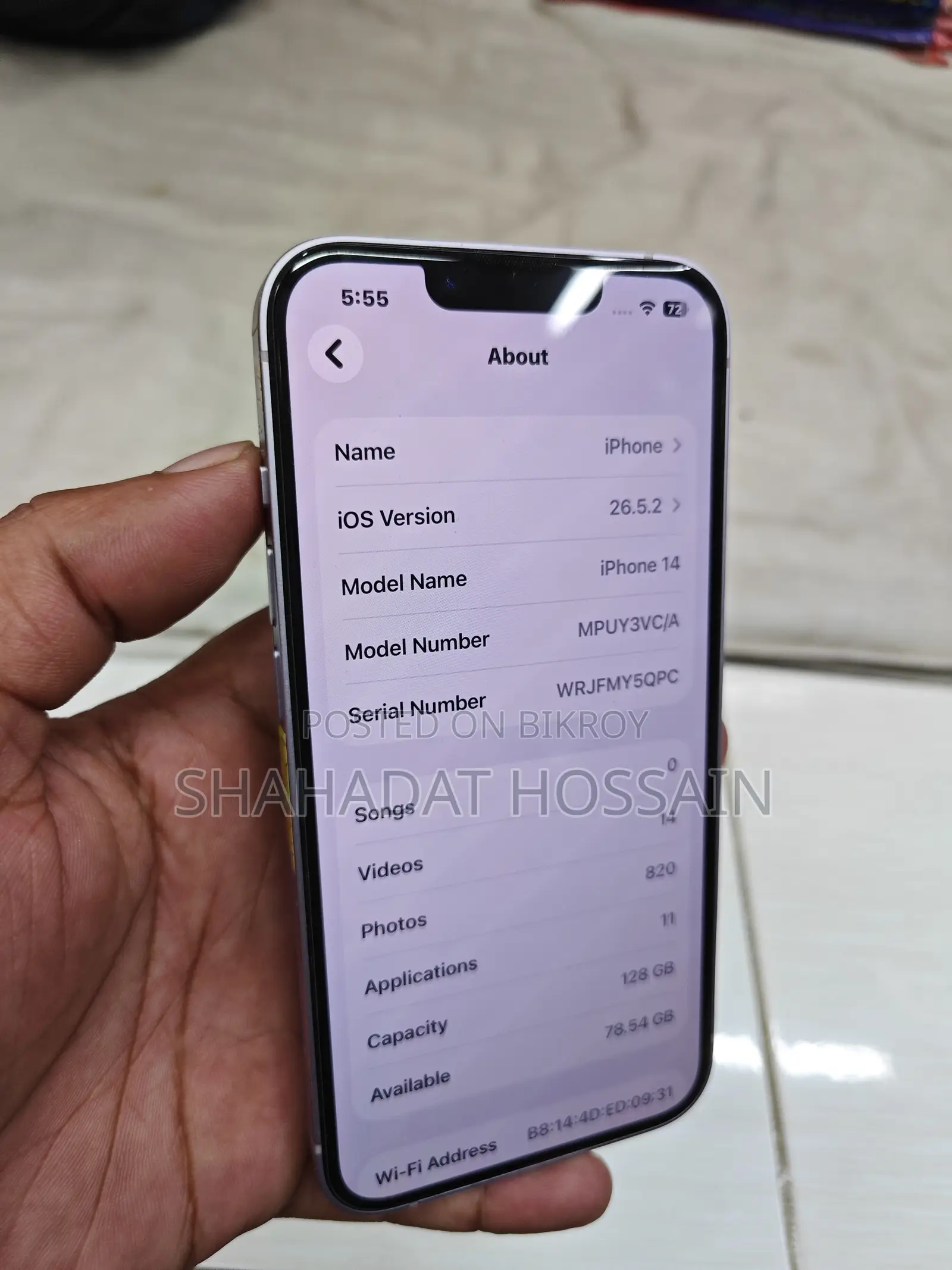 Apple iPhone 14 128 GB Purple