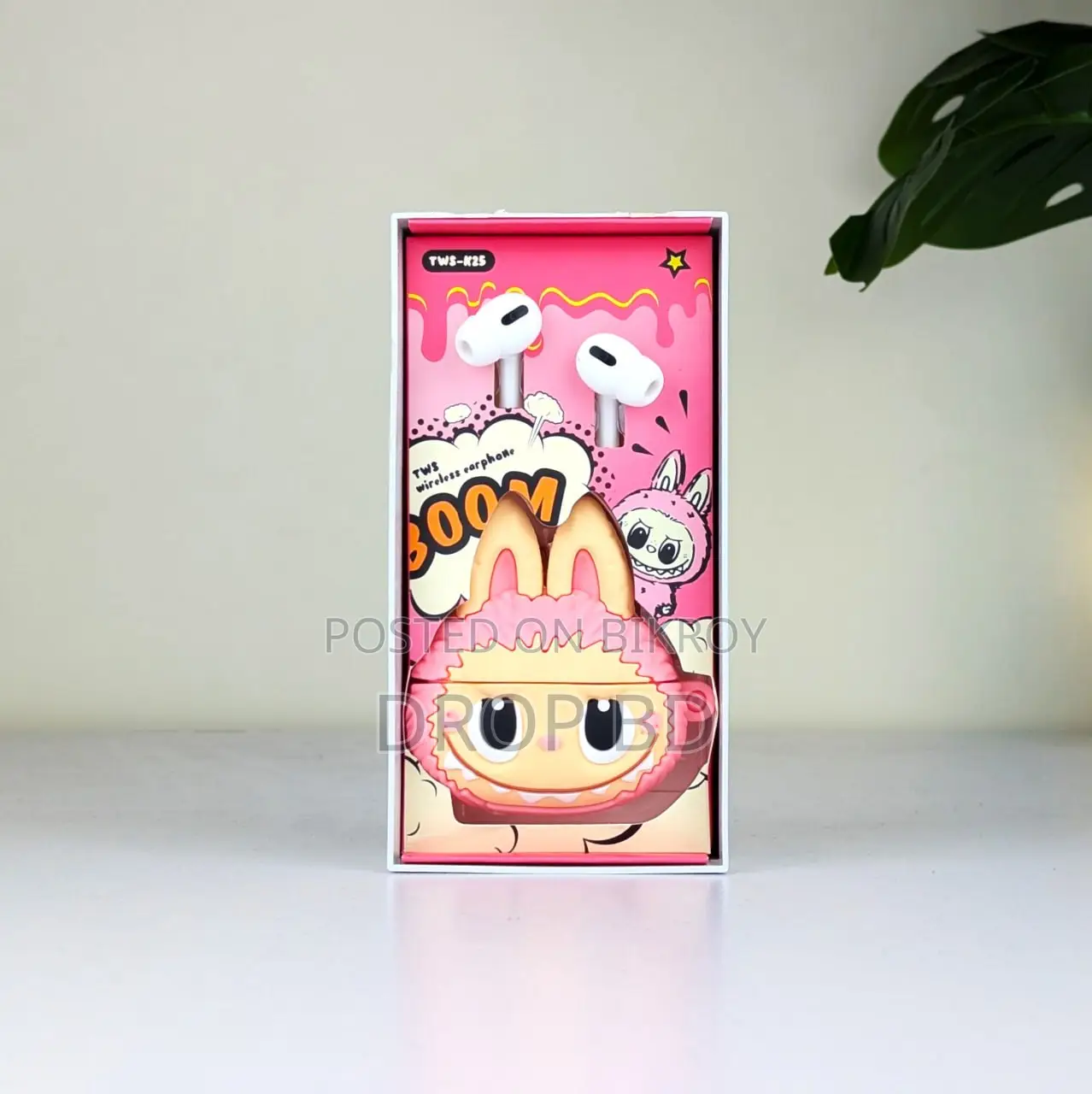 Cute 3D Labubu TWS Earbuds