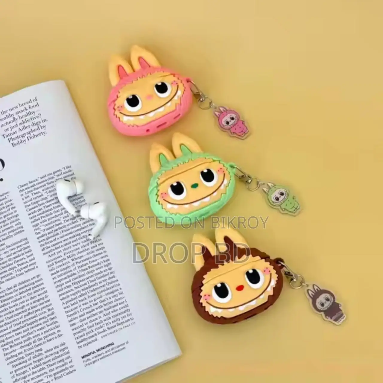 Cute 3D Labubu TWS Earbuds