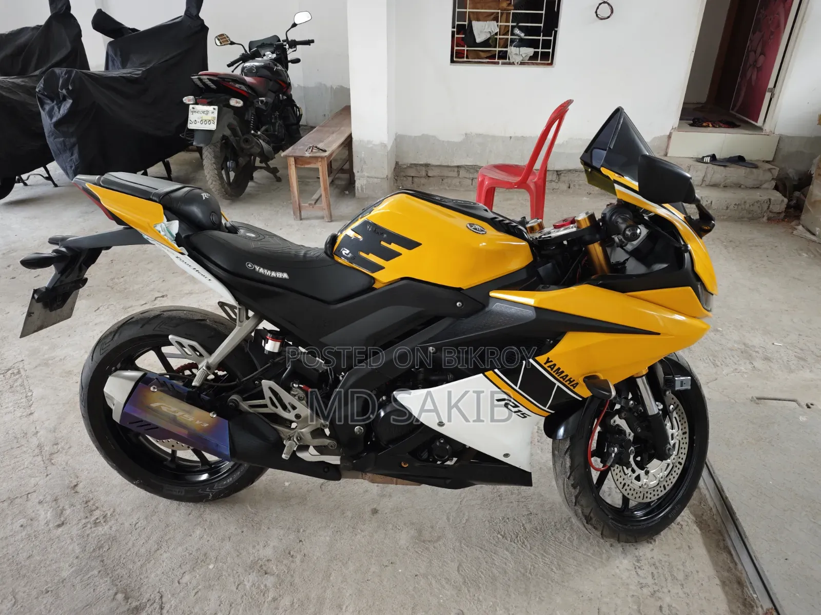 Yamaha R15 V3 2022 Yellow