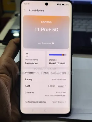 Realme 11 Pro+ 256 GB Black