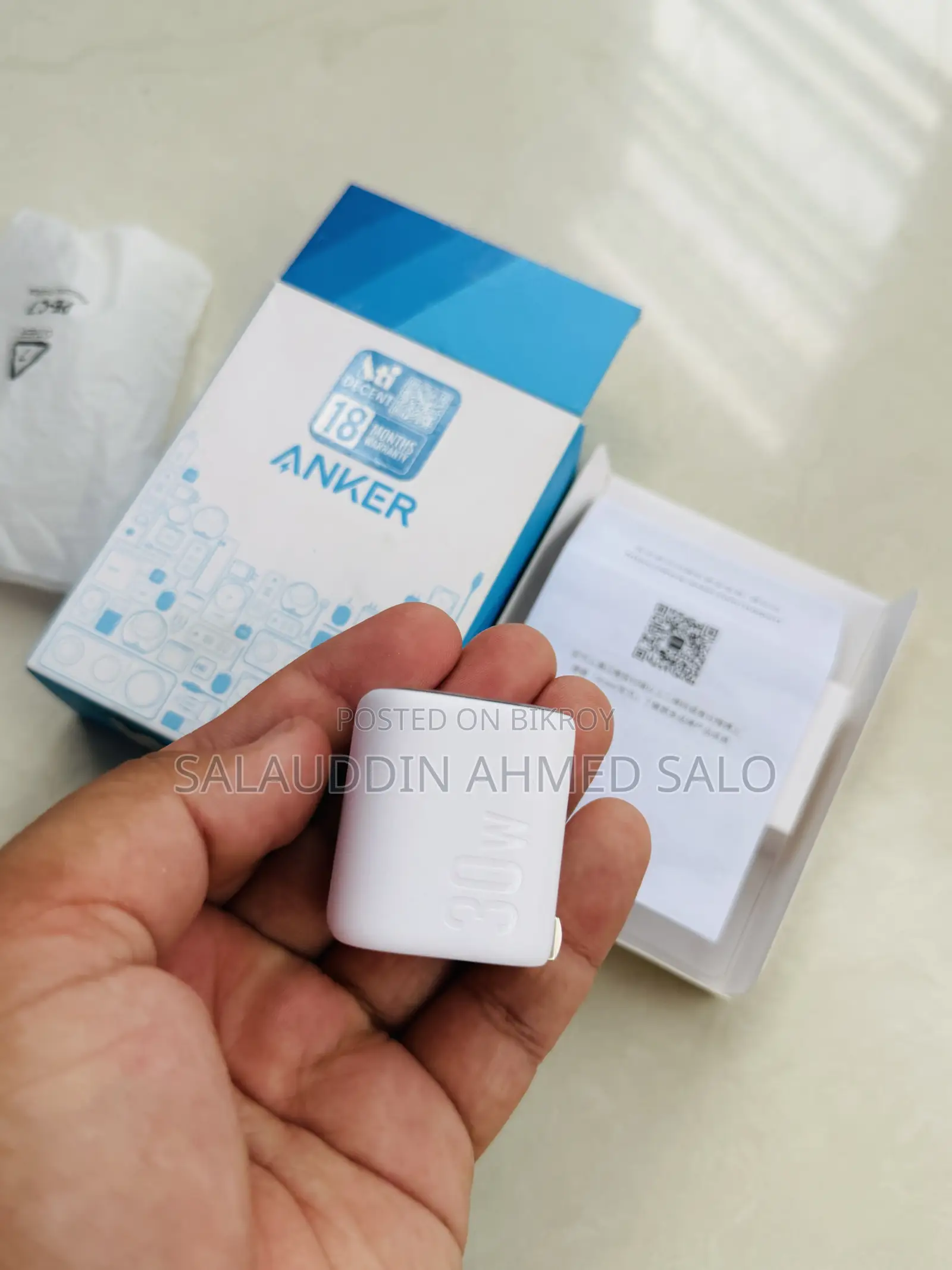Anker Zolo 30w type C to C