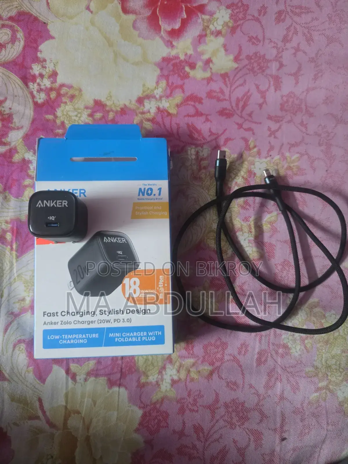 Anker Zolo 20W Charger
