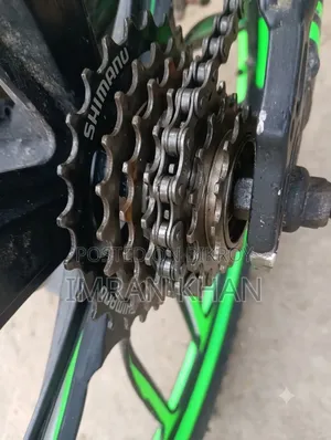 ​ব্যবহৃত ভালো মানের সবুজ রঙের বাইসাইকেল