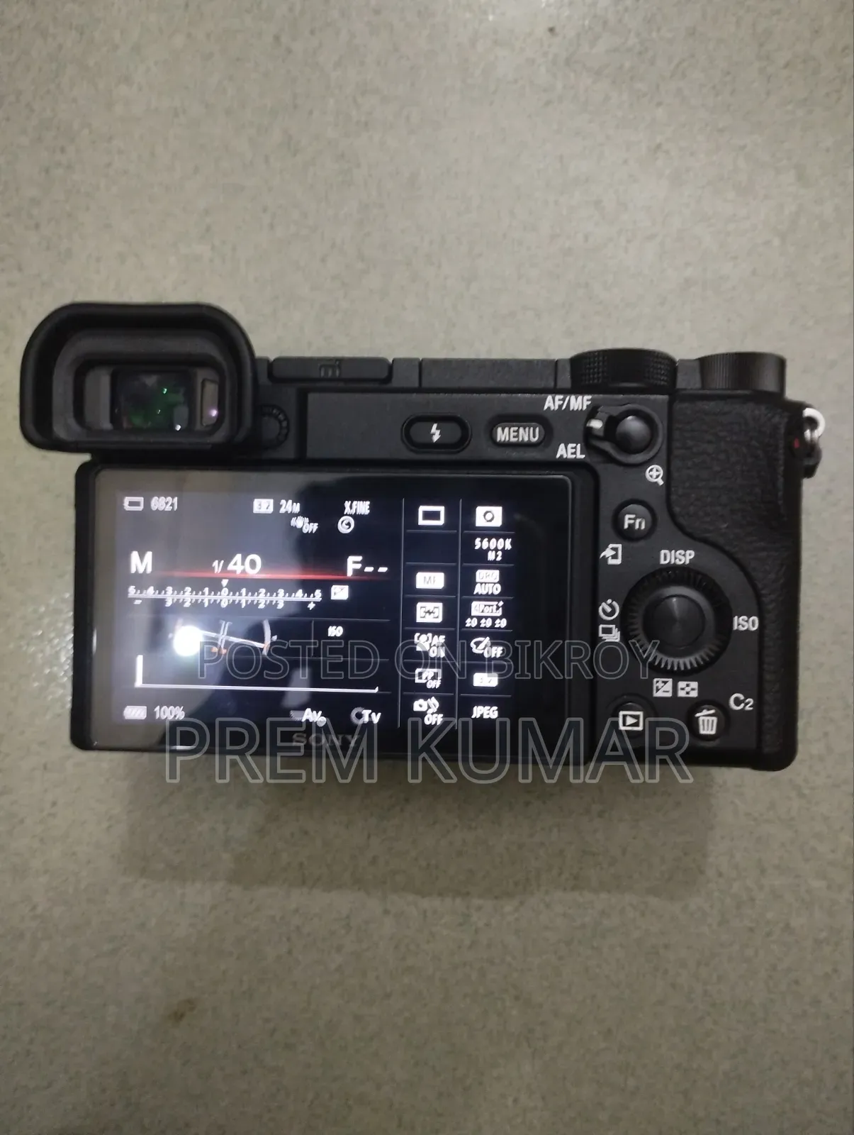 Sony Alpha A6400 (Body Only)