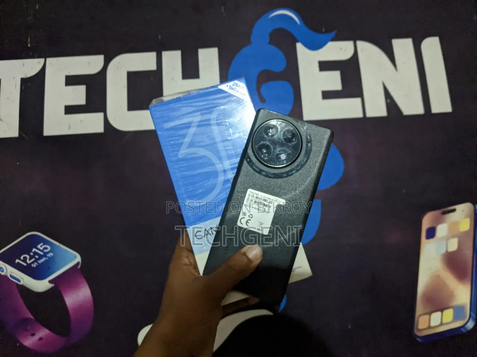 Tecno Camon 30S 256 GB Black