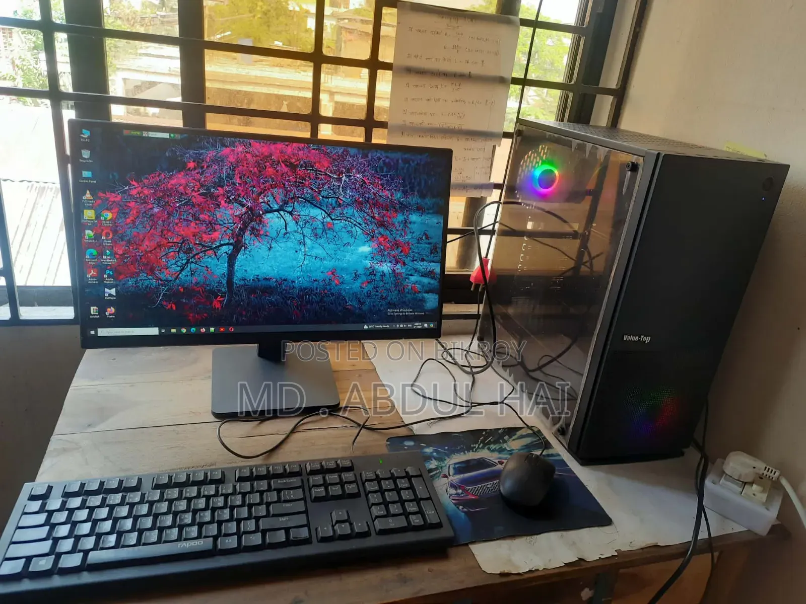 Desktop Computer Msi 8gb Amd Ryzen 5 SSD 128gb