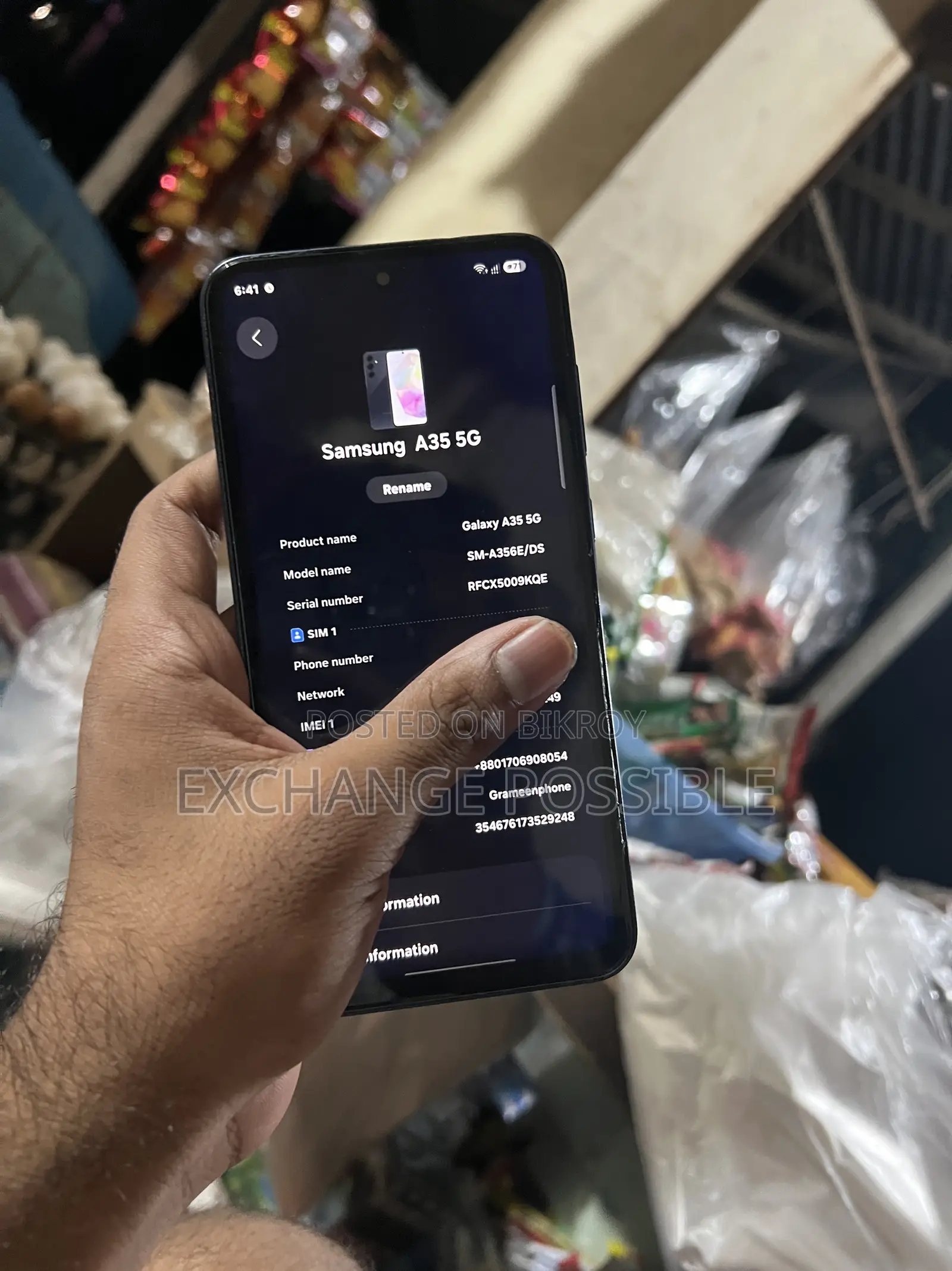 Samsung Galaxy A35 128 GB Blue