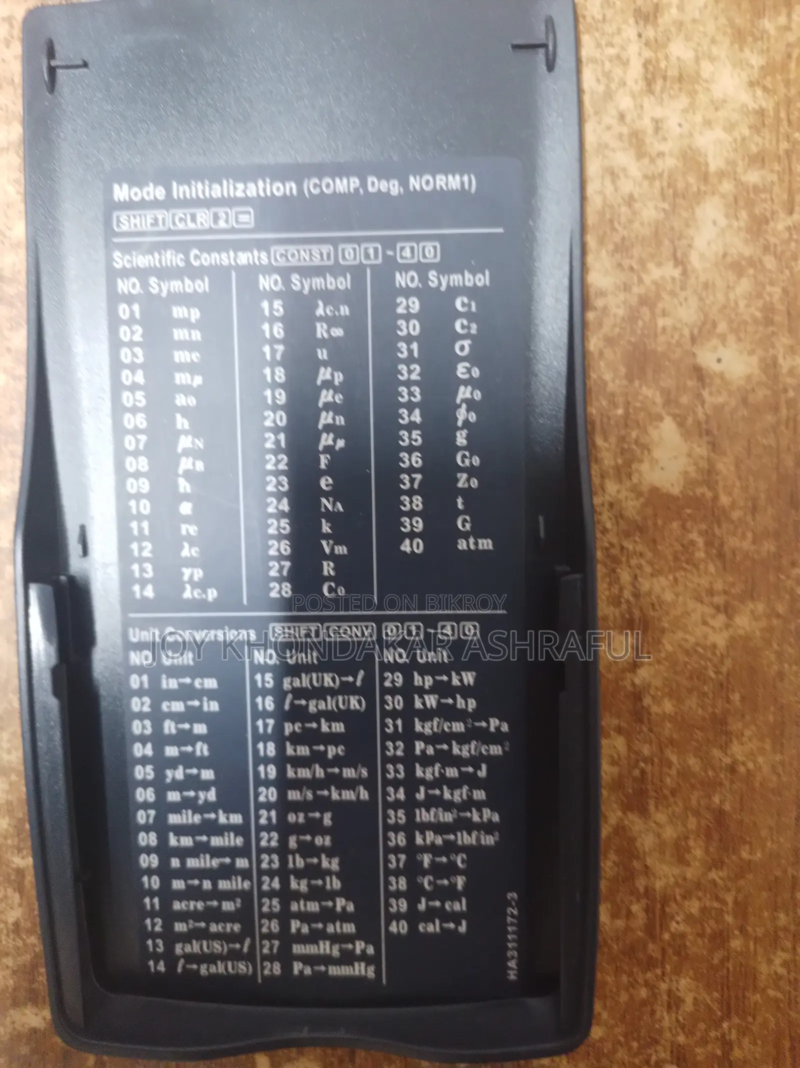 Casio Fx-100ms Scientific Calculator