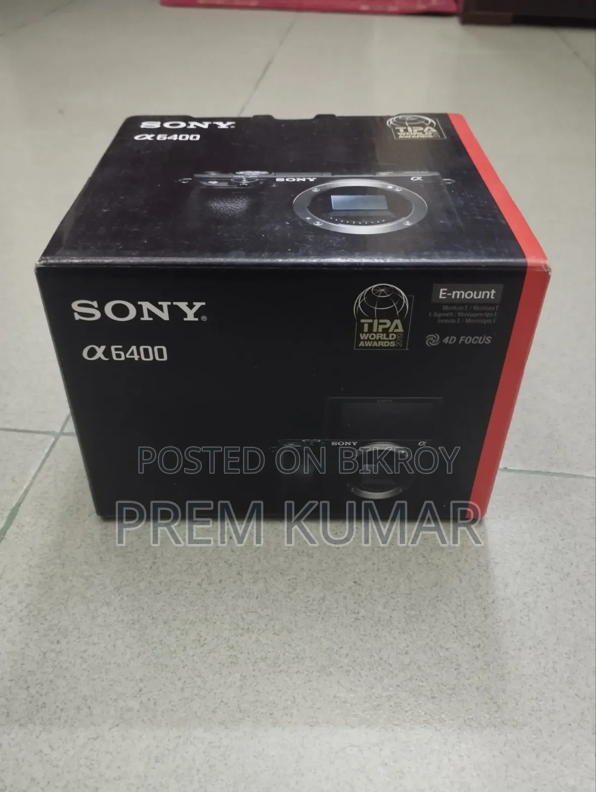 Sony Alpha A6400 (Body Only)