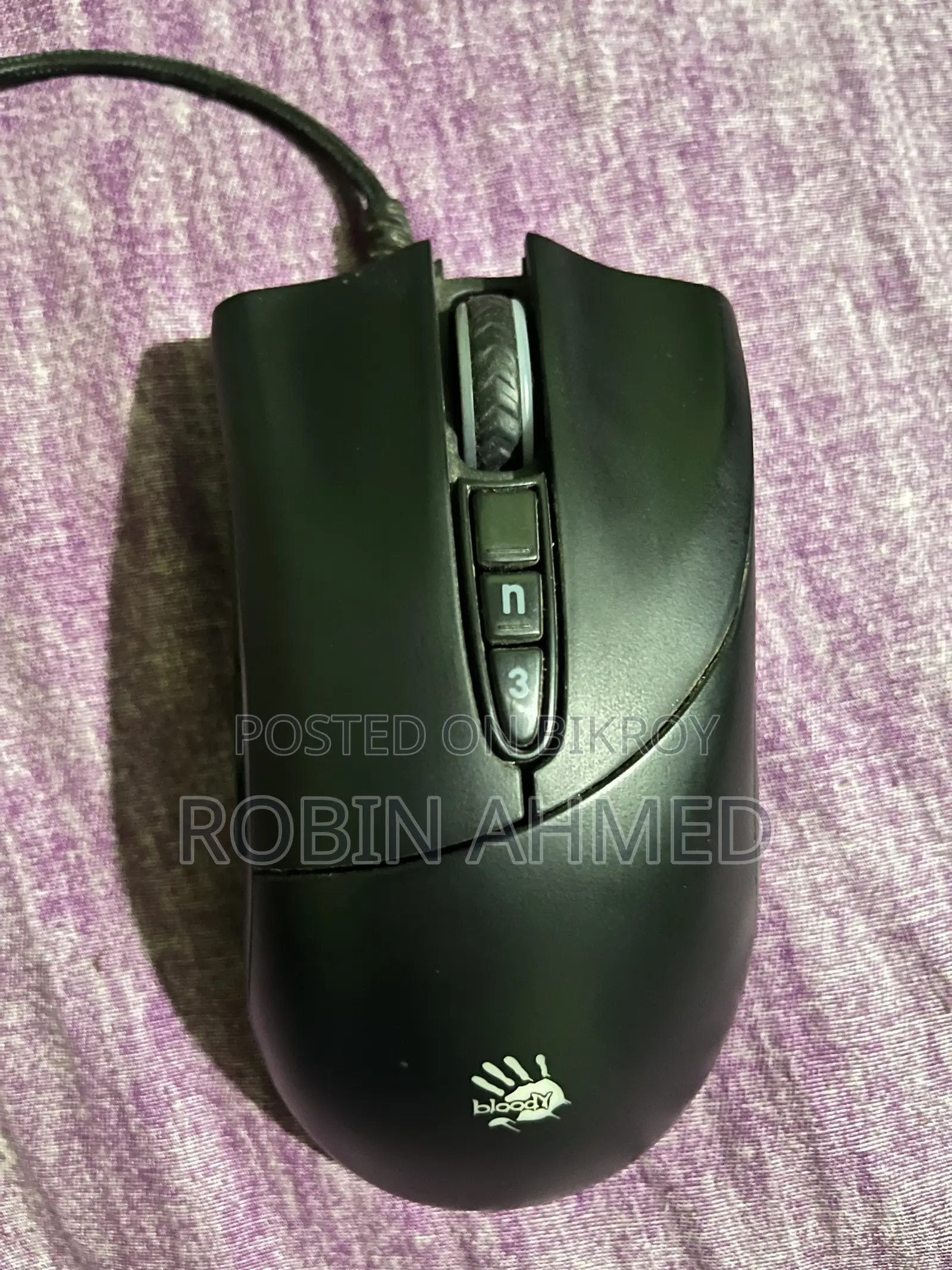 A4TECH Bloody V3MA Wired Black Gaming Mouse