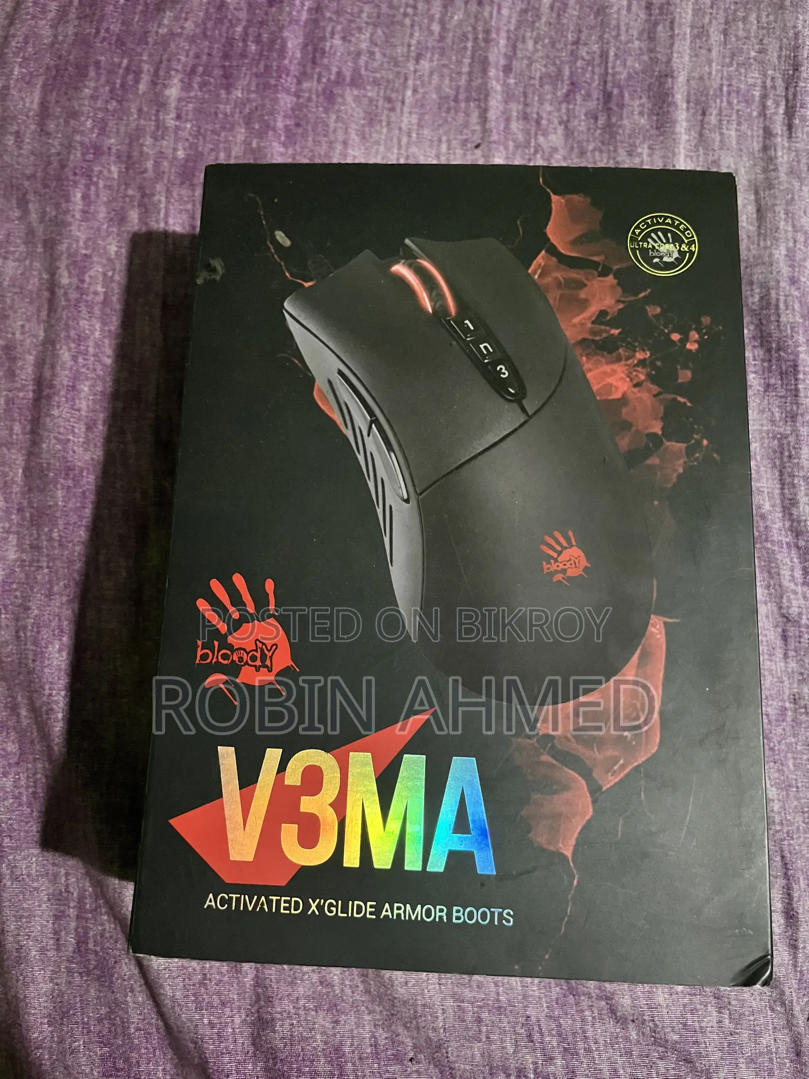 A4TECH Bloody V3MA Wired Black Gaming Mouse