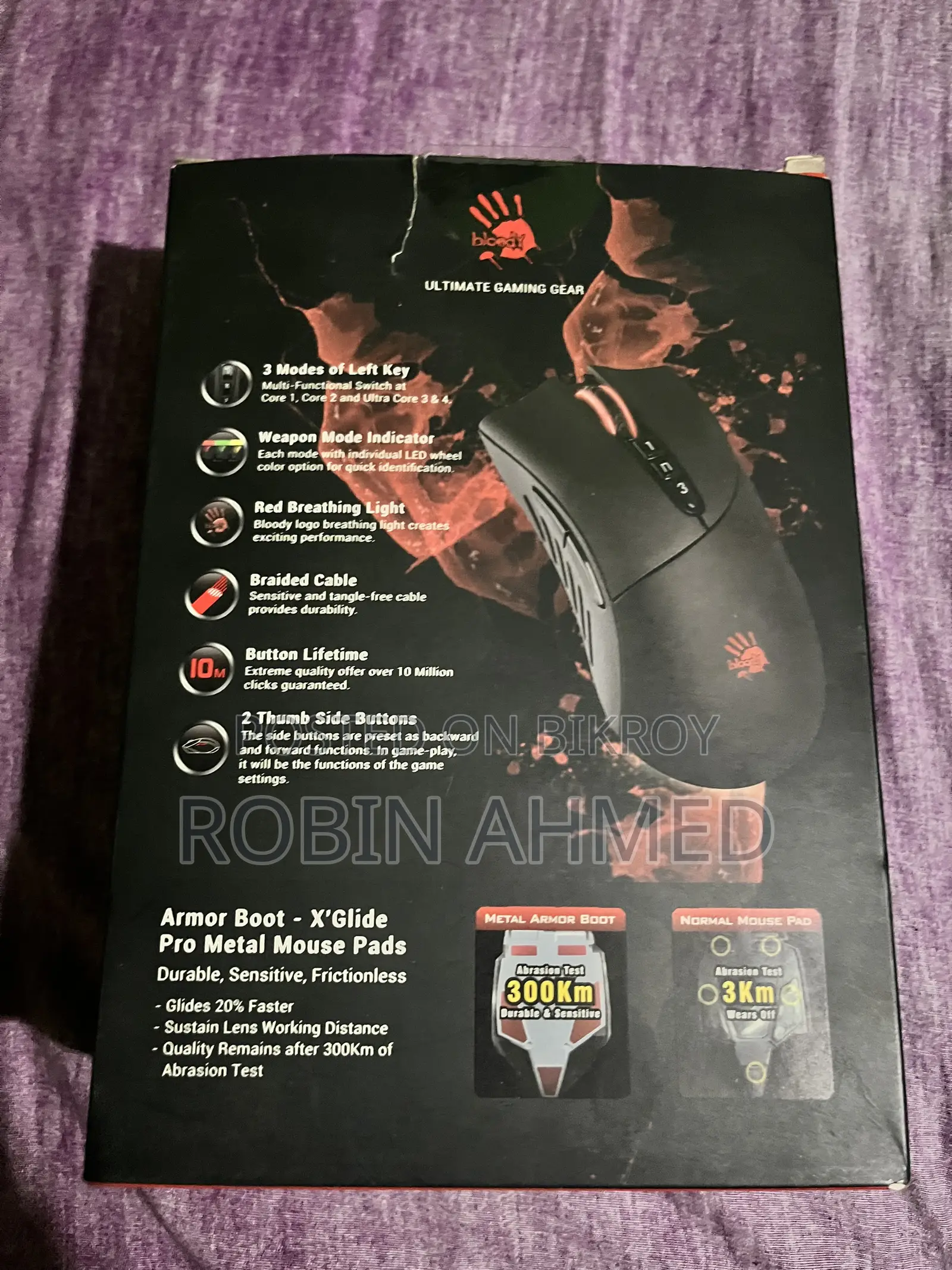 A4TECH Bloody V3MA Wired Black Gaming Mouse